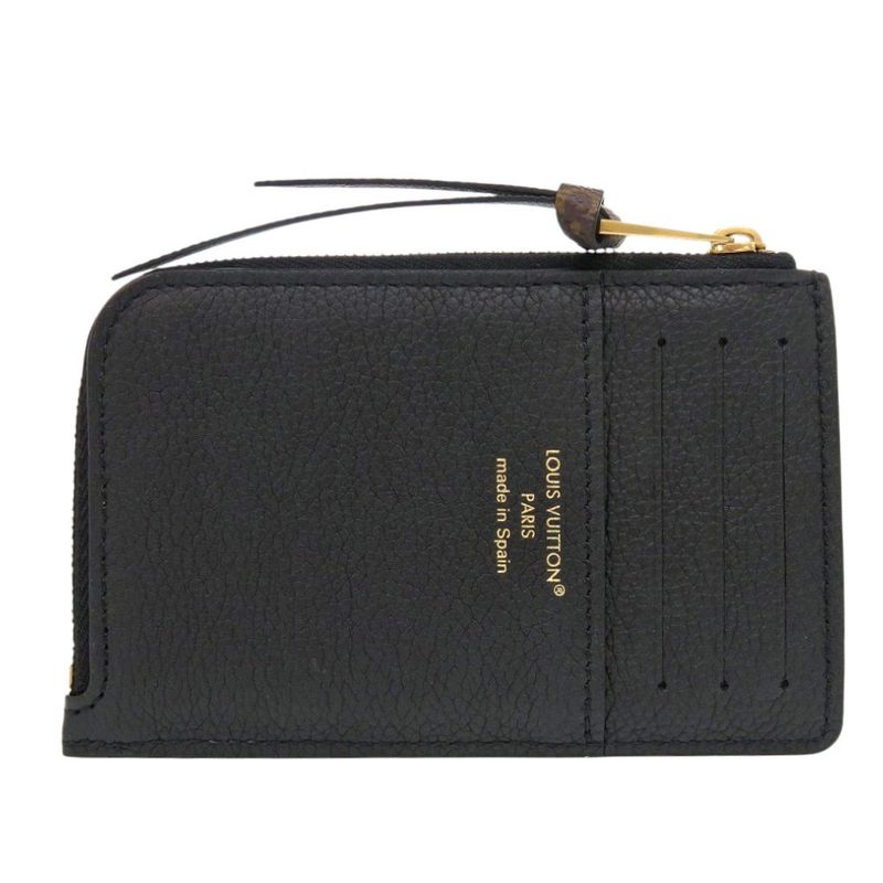 Unused Louis Vuitton Portocart Low Key M14550 Leather Black Card Case Coin Case