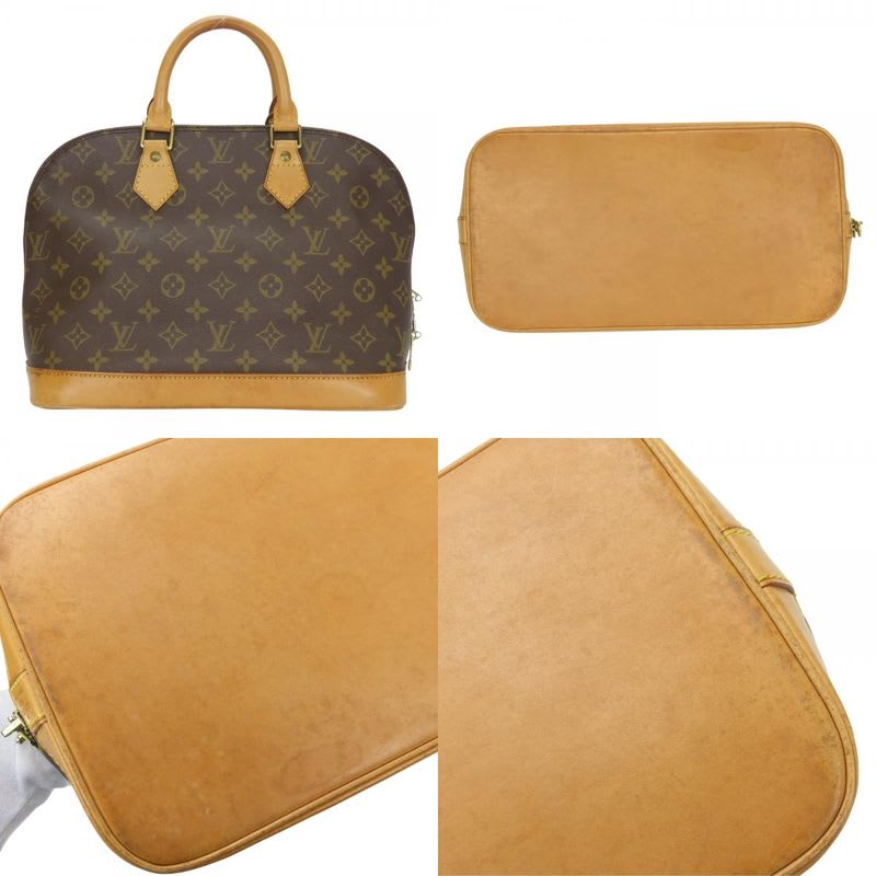 Louis Vuitton Handbag Alma Monogram Brown Classic