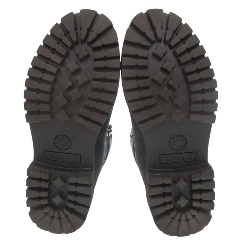 Louis Vuitton × Timberland 6-in Ankle Boots Size 7 Nuba Cles Leather Black