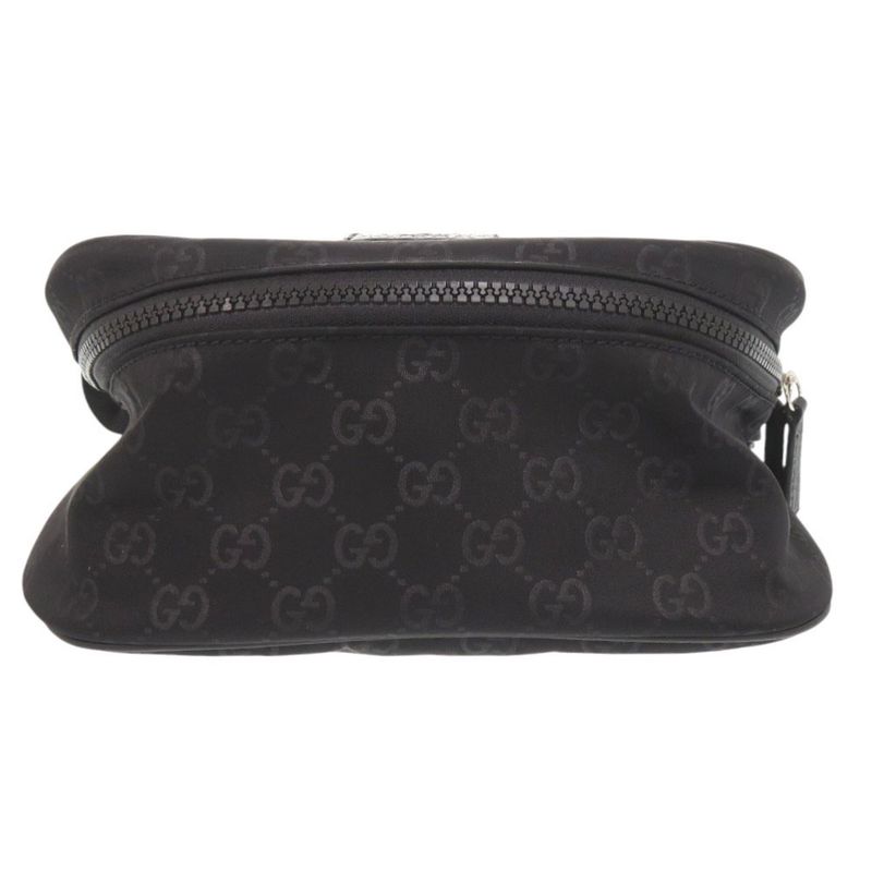 Gucci GG Nylon Black Shoulder Bag Black 0637 Gucci