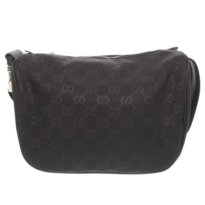 Gucci GG Nylon Black Shoulder Bag Black 0637 Gucci