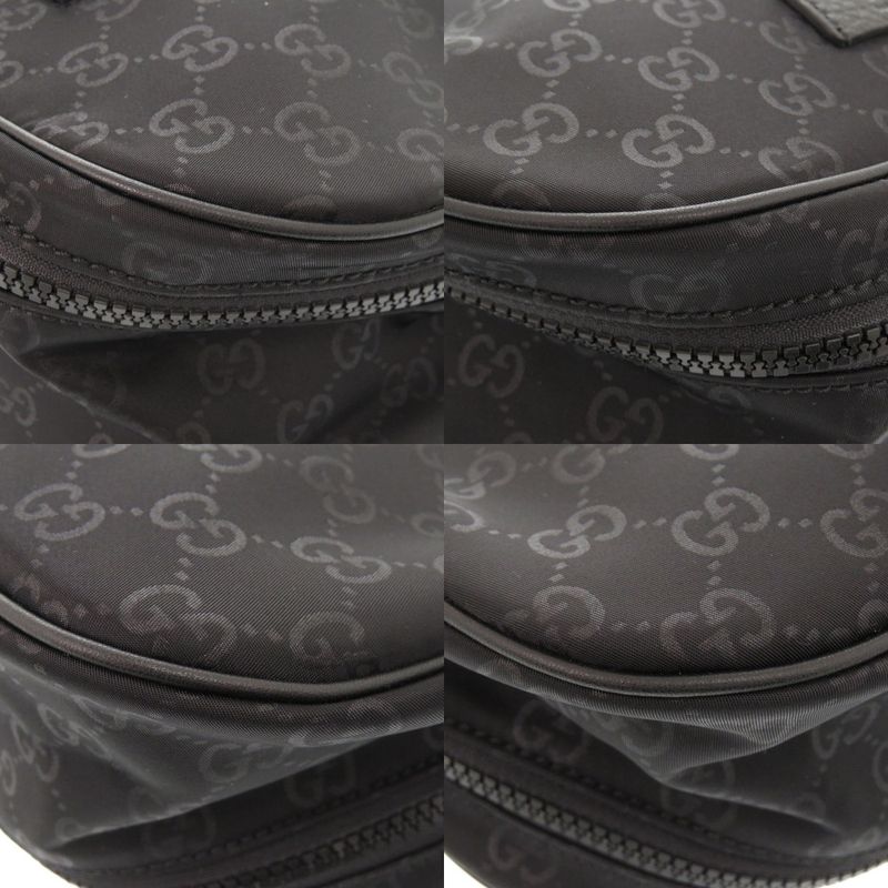 Gucci GG Nylon Black Shoulder Bag Black 0637 Gucci