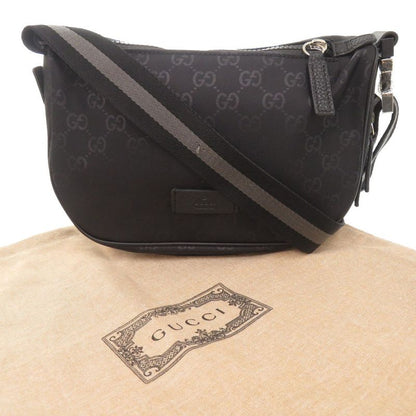 Gucci GG Nylon Black Shoulder Bag Black 0637 Gucci