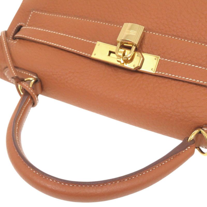 Hermes Kelly 32 Inner Stitch Fjord Etrux New Hardware Gold Hardware H Stamp