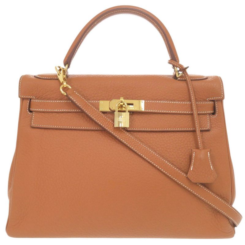 Hermes Kelly 32 Inner Stitch Fjord Etrux New Hardware Gold Hardware H Stamp