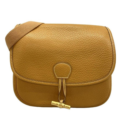 Hermes Shoulder Bag - Beige Gold Hardware Toggle Bamboo
