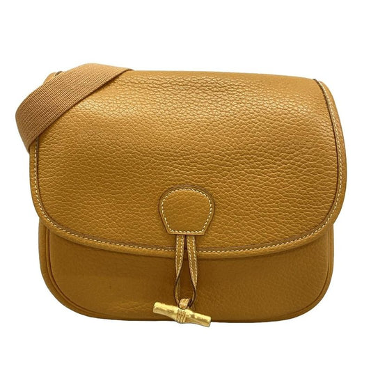Hermes Shoulder Bag - Beige Gold Hardware Toggle Bamboo