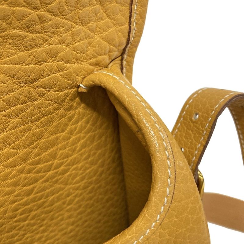 Hermes Shoulder Bag - Beige Gold Hardware Toggle Bamboo