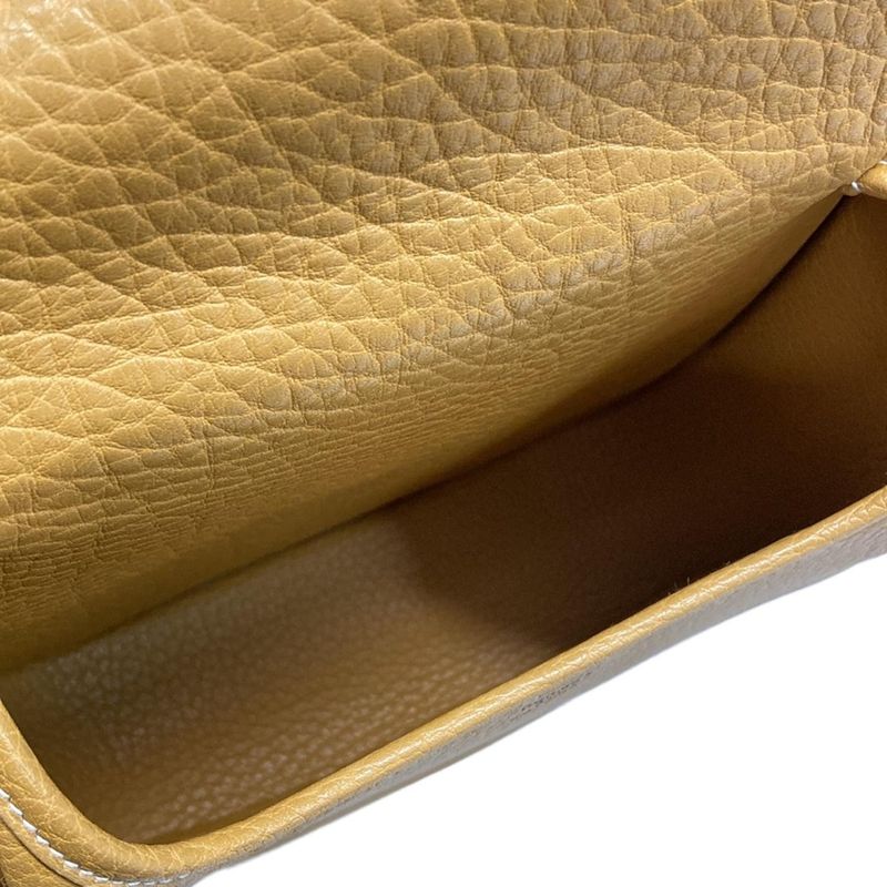 Hermes Shoulder Bag - Beige Gold Hardware Toggle Bamboo
