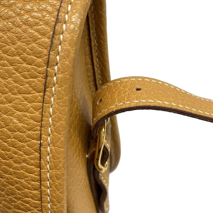 Hermes Shoulder Bag - Beige Gold Hardware Toggle Bamboo