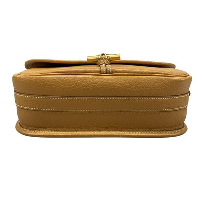 Hermes Shoulder Bag - Beige Gold Hardware Toggle Bamboo