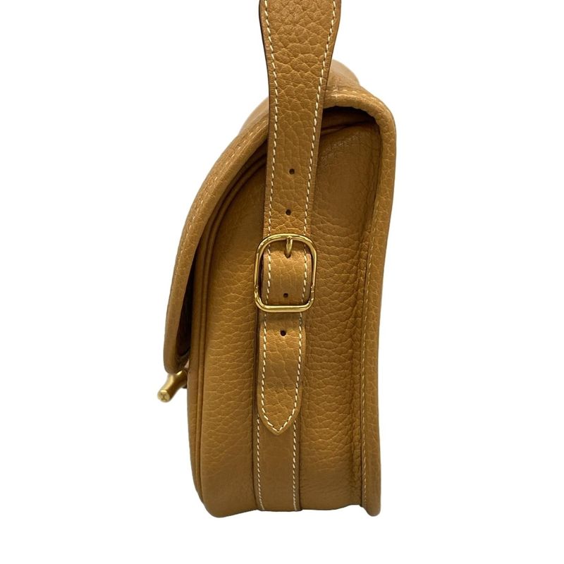 Hermes Shoulder Bag - Beige Gold Hardware Toggle Bamboo