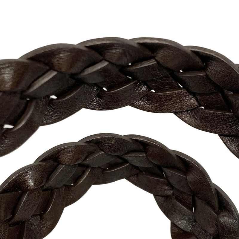 Gucci Tote Bag GG Pattern Horsebit 162900 Dark Brown X Beige Leather