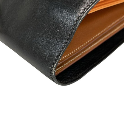 Hermes Tote Bag Gerboise Black X Brown X Orange Silver Hardware Inner Bag