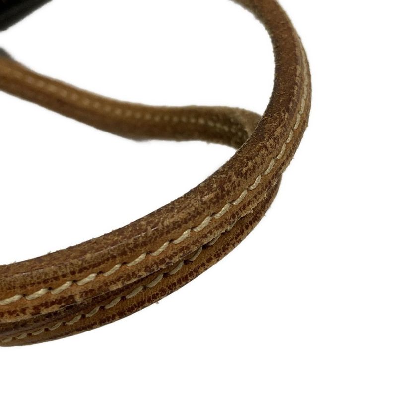 Hermes Tote Bag Gerboise Black X Brown X Orange Silver Hardware Inner Bag