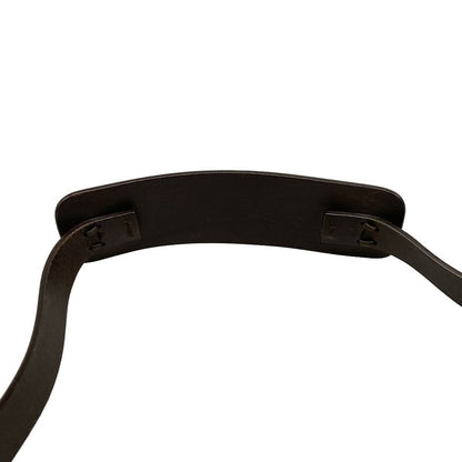 Gucci Tote Bag GG Pattern 106240 Dark Brown X Beige Leather