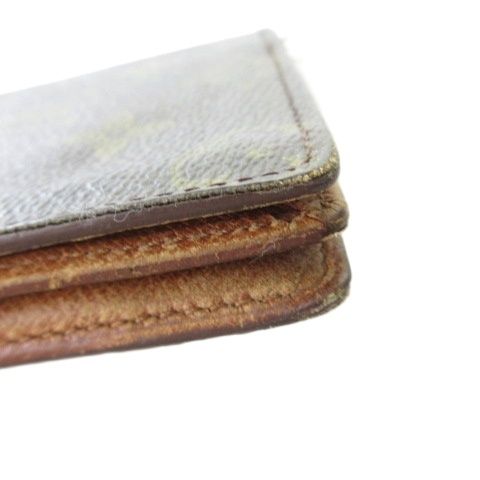 Louis Vuitton Monogram Long Wallet Billfold Wallet Brown