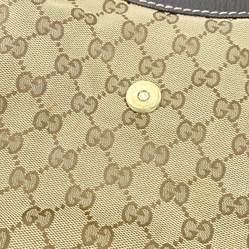 Gucci Shoulder Bag Sherry GG Pattern 233604 Beige X Dark Brown X Multi Leather