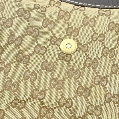 Gucci Shoulder Bag Sherry GG Pattern 233604 Beige X Dark Brown X Multi Leather