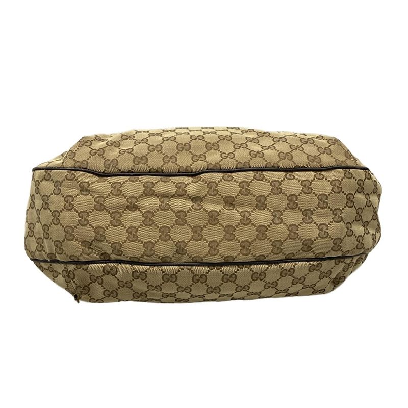 Gucci Shoulder Bag Sherry GG Pattern 233604 Beige X Dark Brown X Multi Leather