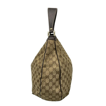 Gucci Shoulder Bag Sherry GG Pattern 233604 Beige X Dark Brown X Multi Leather