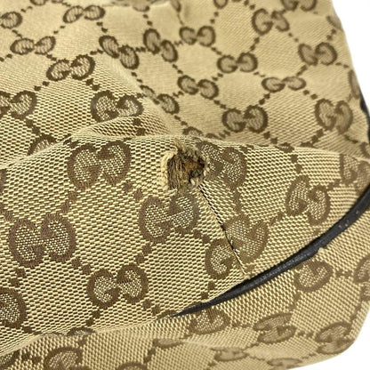 Gucci Shoulder Bag Sherry GG Pattern 233604 Beige X Dark Brown X Multi Leather