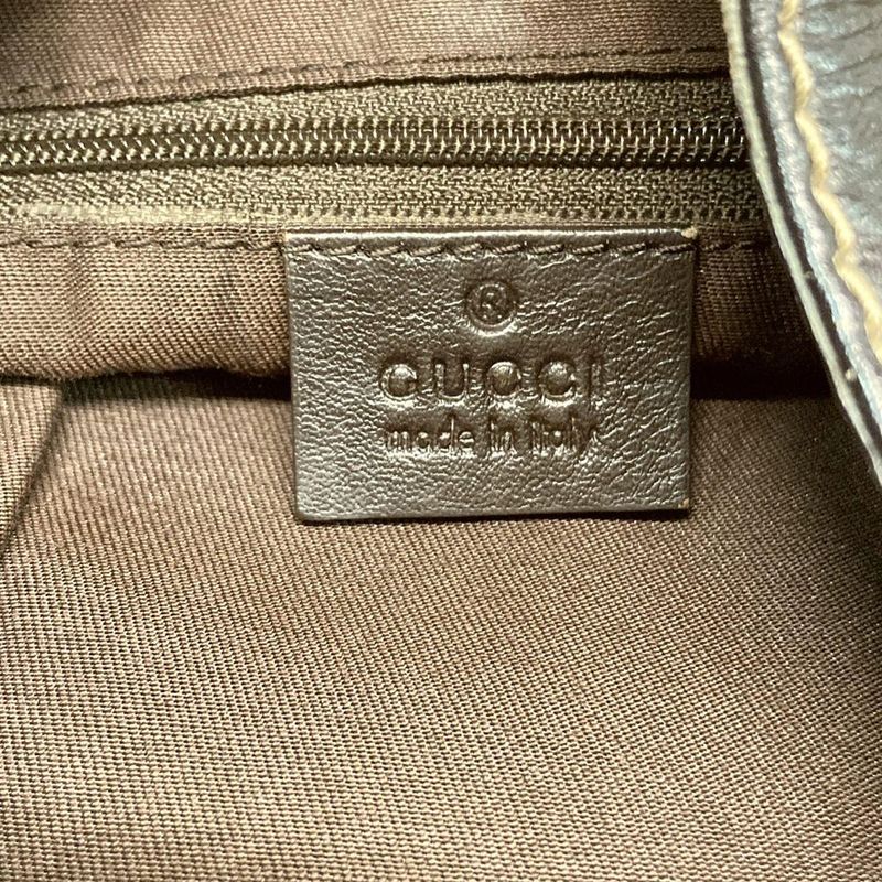 Gucci Shoulder Bag Sherry GG Pattern 233604 Beige X Dark Brown X Multi Leather