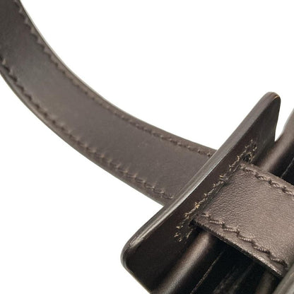 Gucci Tote Bag GG Pattern 106241 Beige X Dark Brown Leather