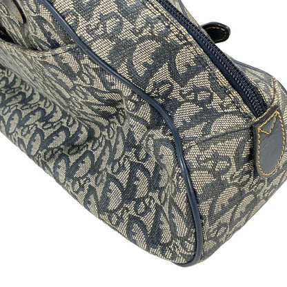 Dior Christian Dior Handbag Double Saddle Bag Navy X Ivory Leather