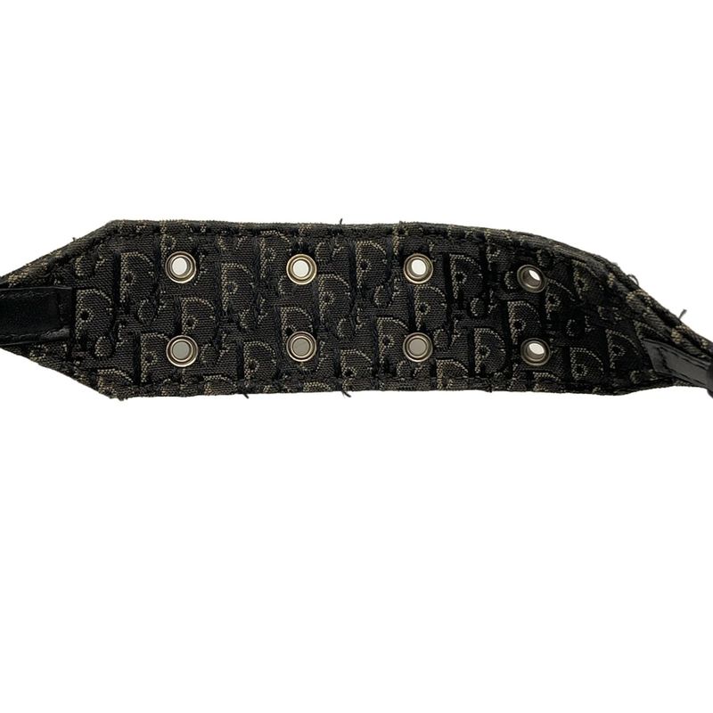 Dior Christian Dior Shoulder Bag Street Chic Trotter Black X Gray Leather