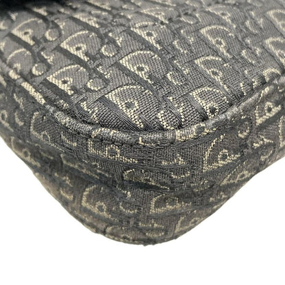 Dior Christian Dior Shoulder Bag Street Chic Trotter Black X Gray Leather