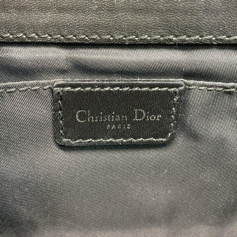 Dior Christian Dior Shoulder Bag Street Chic Trotter Black X Gray Leather