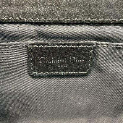Dior Christian Dior Shoulder Bag Street Chic Trotter Black X Gray Leather