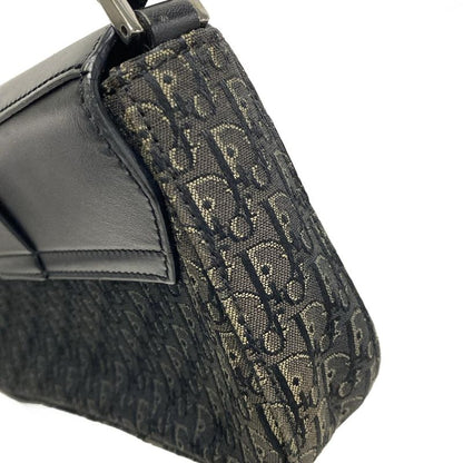 Dior Christian Dior Shoulder Bag Street Chic Trotter Black X Gray Leather