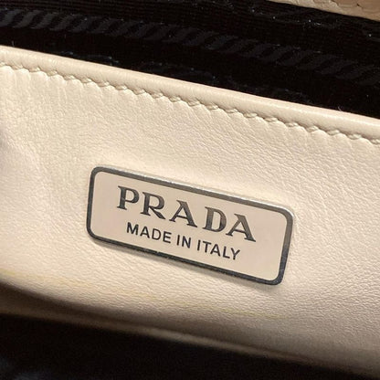 Prada Handbag - 1ba320 Pink Beige Leather