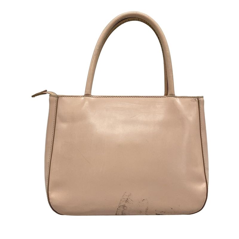Prada Handbag - 1ba320 Pink Beige Leather