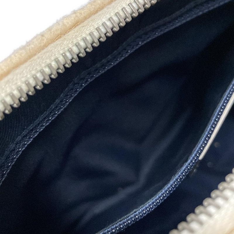 Dior Christian Dior Shoulder Bag - Navy X Ivory Leather