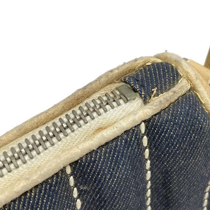 Dior Christian Dior Shoulder Bag - Navy X Ivory Leather