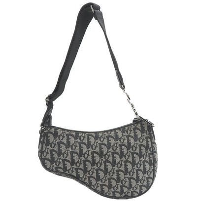 Christian Dior Shoulder Saddle Navy Bag