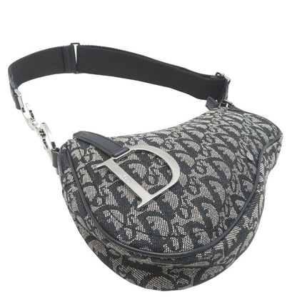 Christian Dior Shoulder Saddle Navy Bag