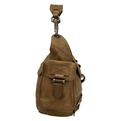 Dior Christian Dior Shoulder Bag - Beige Leather