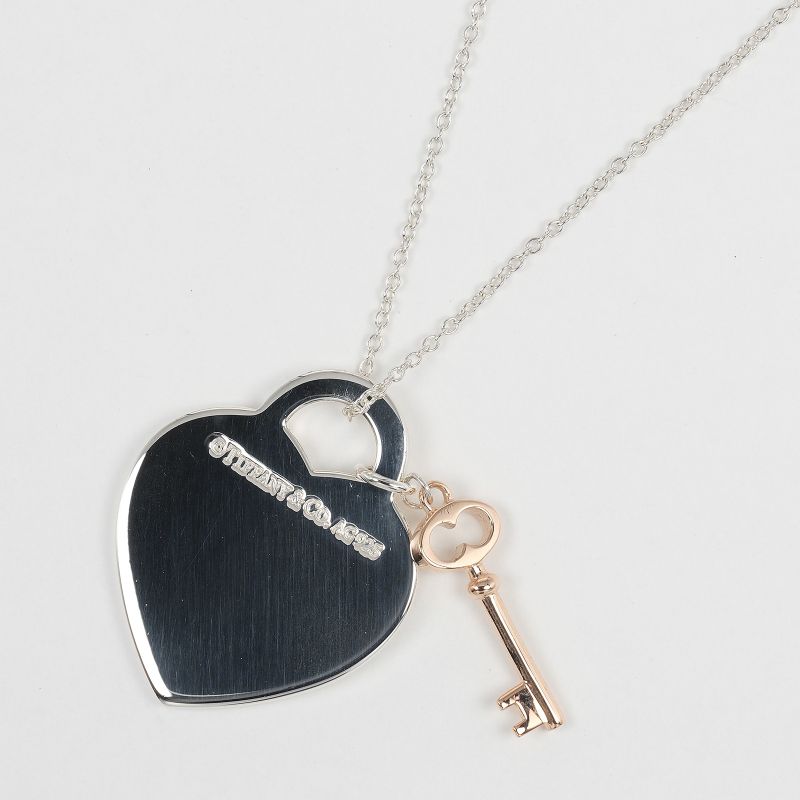 Tiffany & Co Return to Tiffany & Co Heart Key Silver 925 X 18k