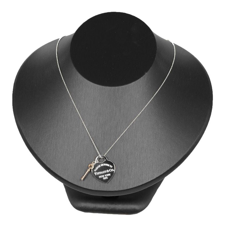 Tiffany & Co Return to Tiffany & Co Heart Key Silver 925 X 18k