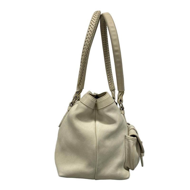 Dior Christian Dior Shoulder Bag My Dior Ivory Leather