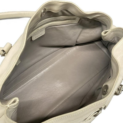 Dior Christian Dior Shoulder Bag My Dior Ivory Leather