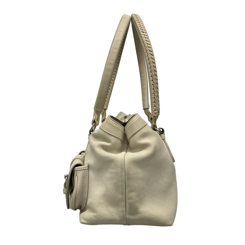 Dior Christian Dior Shoulder Bag My Dior Ivory Leather