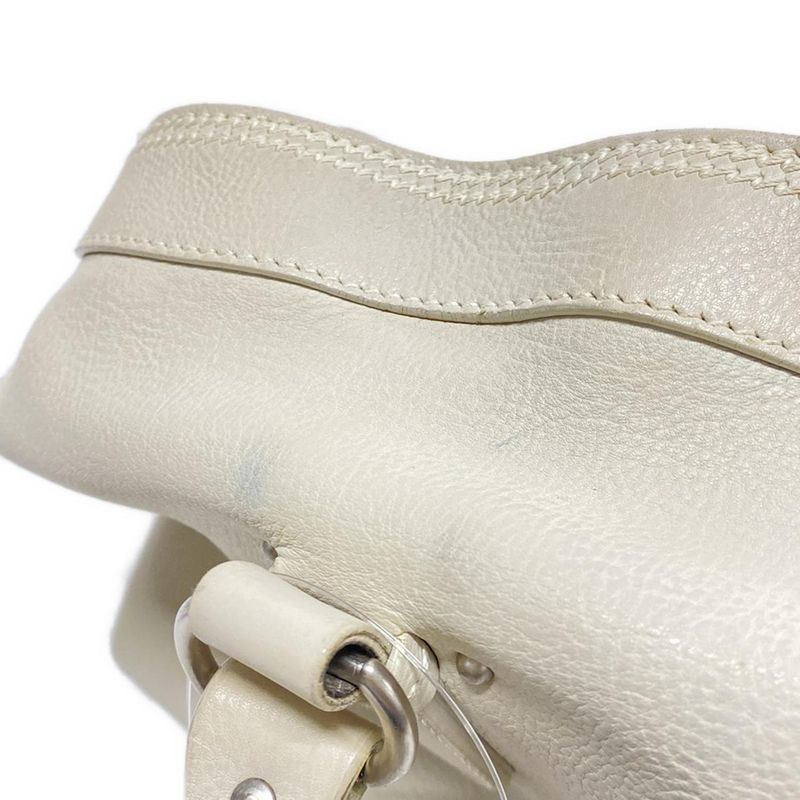 Dior Christian Dior Shoulder Bag My Dior Ivory Leather