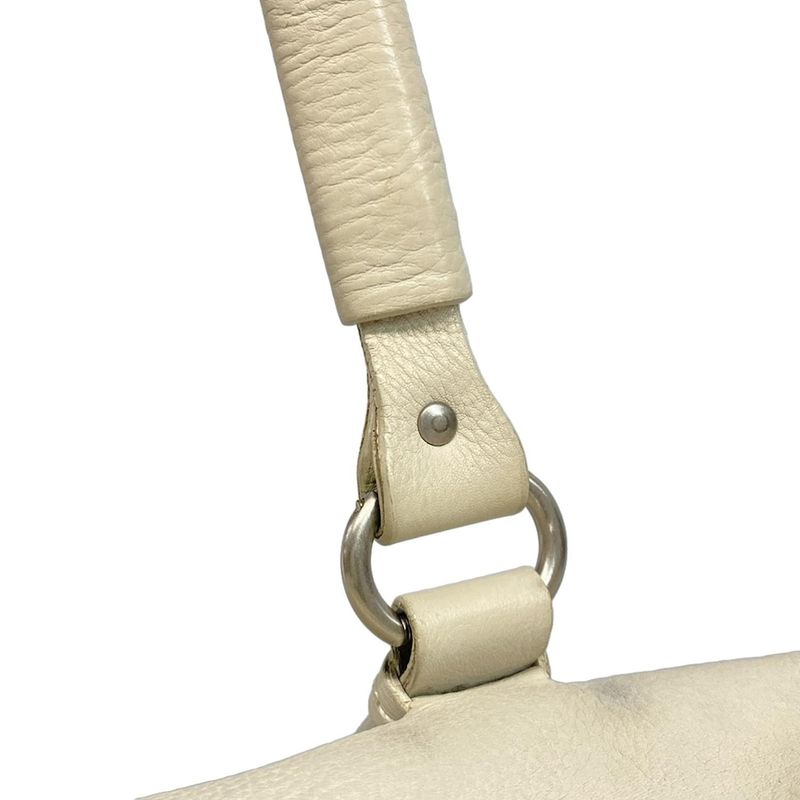 Dior Christian Dior Shoulder Bag My Dior Ivory Leather