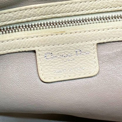 Dior Christian Dior Shoulder Bag My Dior Ivory Leather