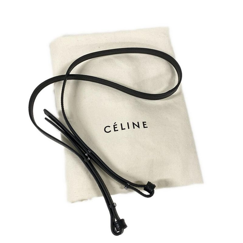 Celine Tote Bag Vertical Cabas Mall Black Leather